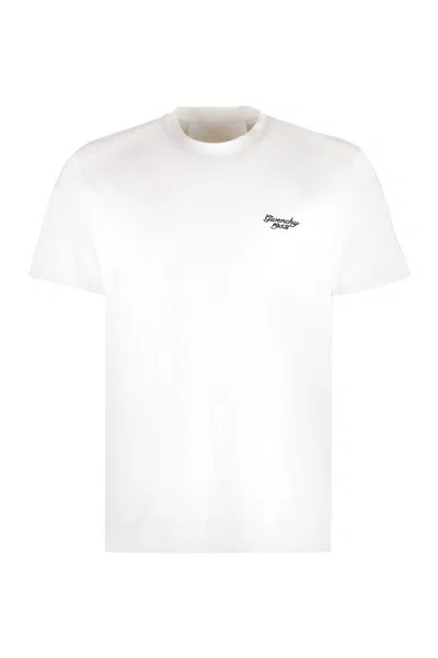 Givenchy Cotton Crew-neck T-shirt In White