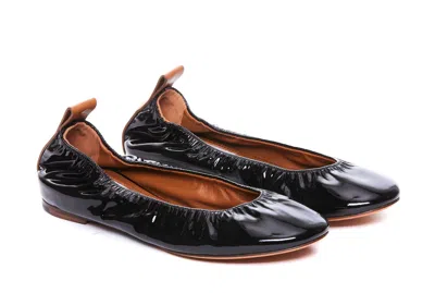 Lanvin Nappa Ballet Flats Flat Shoes Black