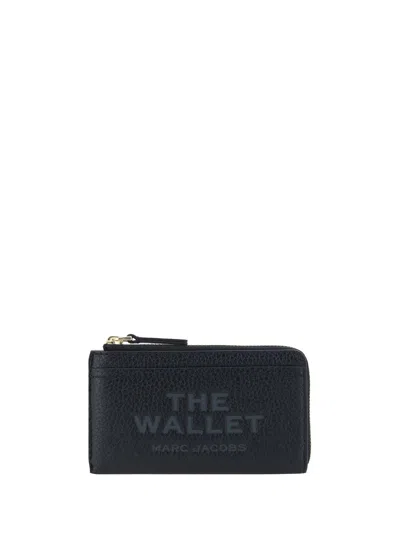 Marc Jacobs The Leather Large Wallet In Black