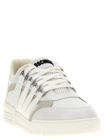 Moschino Logo Sneakers In White