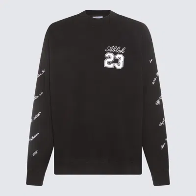 Off-white Black And White Cotton 23 Logo Sweatshirt