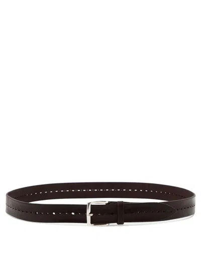 Orciani "bull Soft" Belt In Brown