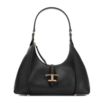 Tod's 't Timeless' Small Shoulder Bag In Black