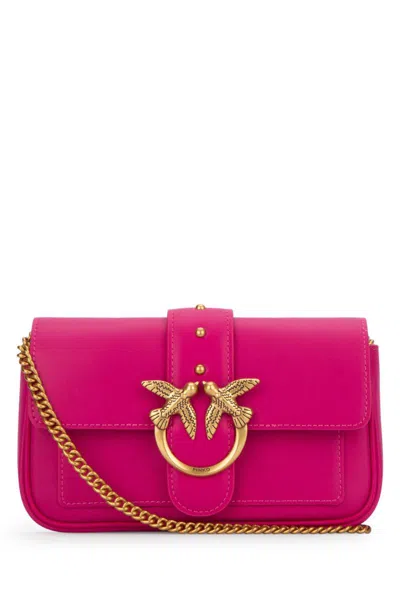Pinko Pocket Love One Bag In  Pink-antique Gold