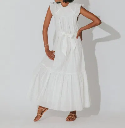 Cleobella Malta Ankle Dress In Ivory In White