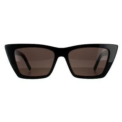 Pre-owned Saint Laurent Sunglasses Sl 276 Mica 001 Black Grey