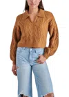 Steve Madden Cay Sweater In Brown
