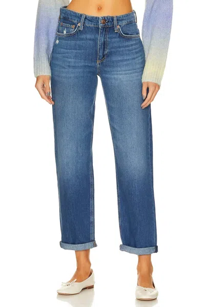 Rag & Bone Dre Low-rise Baggy Boyfriend Jeans In Blue