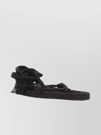 Nomadic State Of Mind Toe Strap Sandals In Black