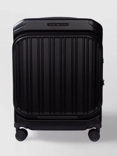 Piquadro Hard-case Rolling Luggage In Black