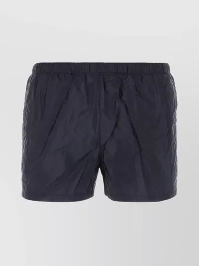 Prada Man Navy Blue Recycled Nylon Swimming Shorts
