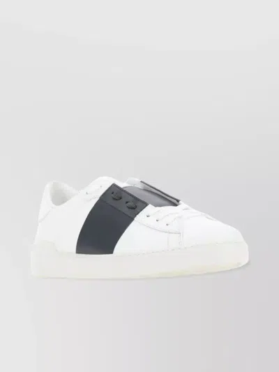 Valentino Garavani Contrasting-panel Sneakers In White