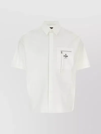 Fendi Shirt In White