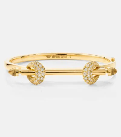 Ananya Chakra Icon 18kt Gold Bracelet With Diamonds