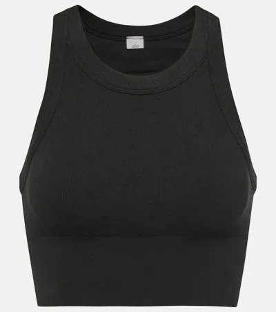 Alo Yoga Seamless Delight Sports Bra In Black