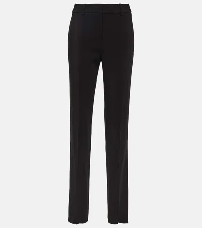 Saint Laurent Straight Trousers In Black  