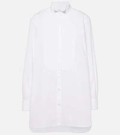 Dries Van Noten Cotton Poplin Shirt In White