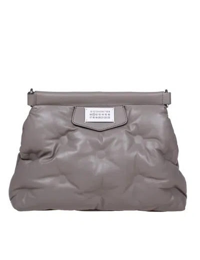 Maison Margiela Glam Slam Quilted Shoulder Bag In Grey
