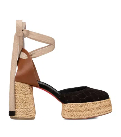 Christian Louboutin Espadrillas Brigissima 70 In Black