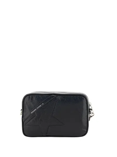 Golden Goose Women Star Shoulder Bag In Black