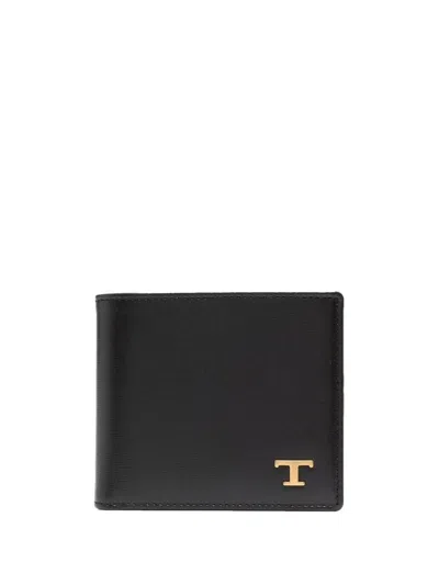 Tod's Bi-fold T Timeless Wallet Accessories In Brown
