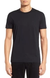 Reigning Champ Short Sleeve Slim Fit Crewneck T-shirt In Black