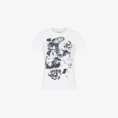 Alexander Mcqueen White Cotton T-shirt