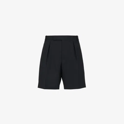 Alexander Mcqueen Men's Solid Shorts In Black