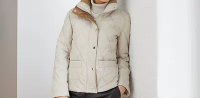 Adroit Atelier Zoe Barn Jacket In Oak In Beige