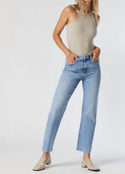 Mavi Barcelona High Rise Wide Leg Jean In Light Organic Blue