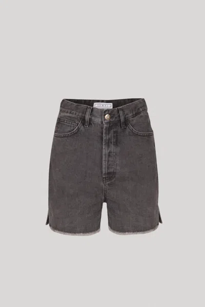 In The Mood For Love Rachael Green Short In Charcoal In Grey