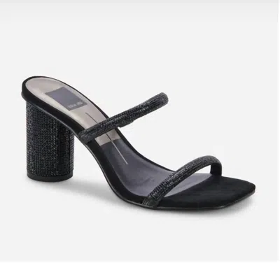 Dolce Vita Noles Embellished Slide Sandal In Black