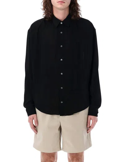 Ami Alexandre Mattiussi Ami Paris Boxy Shirt In Black