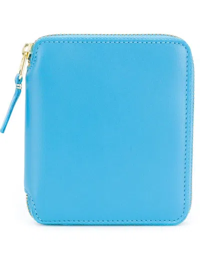 Comme Des Garçons Classic Wallet Accessories In Blue