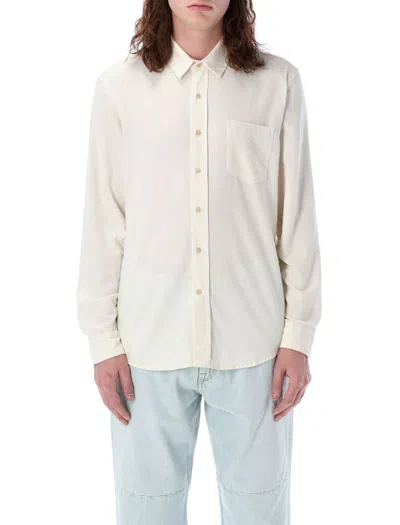 Our Legacy Classic Shirt In White Silk