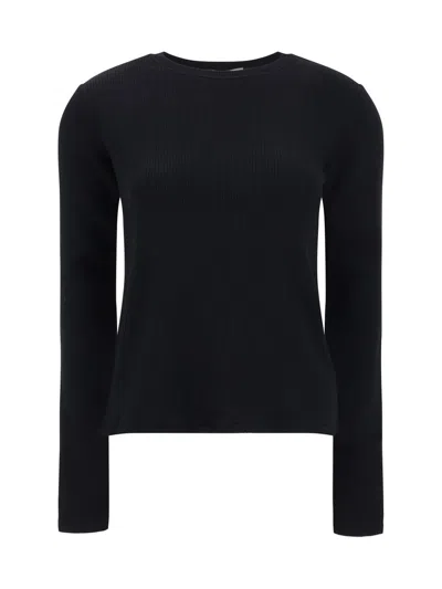 The Row Kitsap Crewneck Knitted Jumper In Black