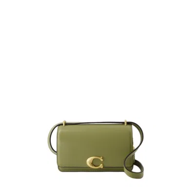 Coach Bandit Crossbody - Leather - Khaki In Gold