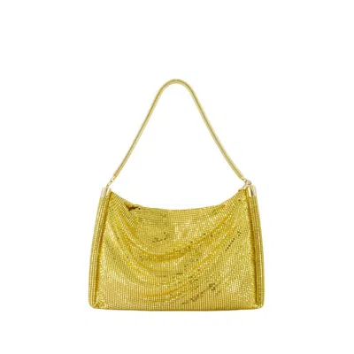 Rabanne Pixel Tube Small Hobo Bag - Paco  - Tissu - Gold