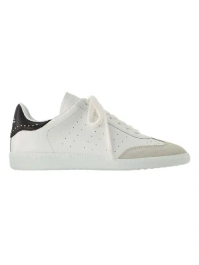 Isabel Marant Woman Multicolor Leather Bryce Sneakers In White