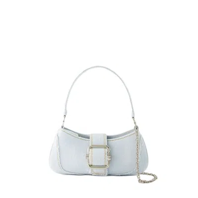 Osoi Brocle Small Shoulder Bag -  - Cotton - Ice Denim In White