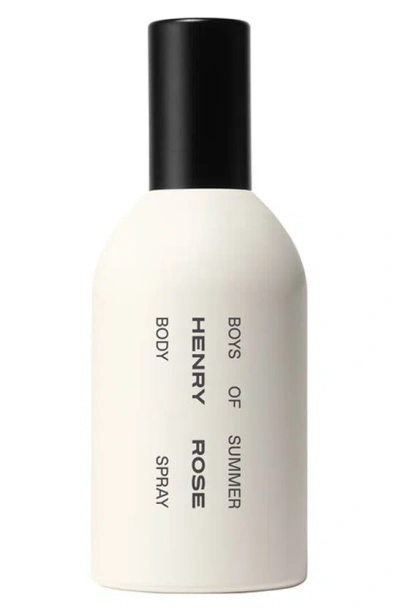 Henry Rose Boys Of Summer Body Spray 6.7 oz / 200 ml Spray In White