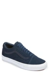 Vans Old Skool Sneaker In Blue Reflector Suede