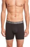 Calvin Klein Customized Stretch Boxer Briefs In Black