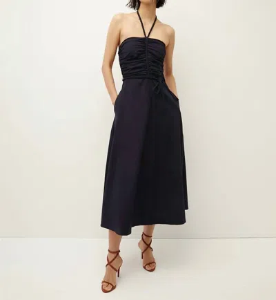 Veronica Beard Tucker Dress In Navy In Black