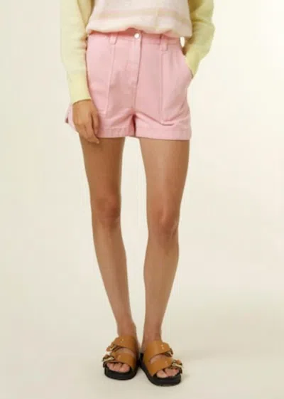 Frnch Paris Tiffany Shorts In Pale Pink