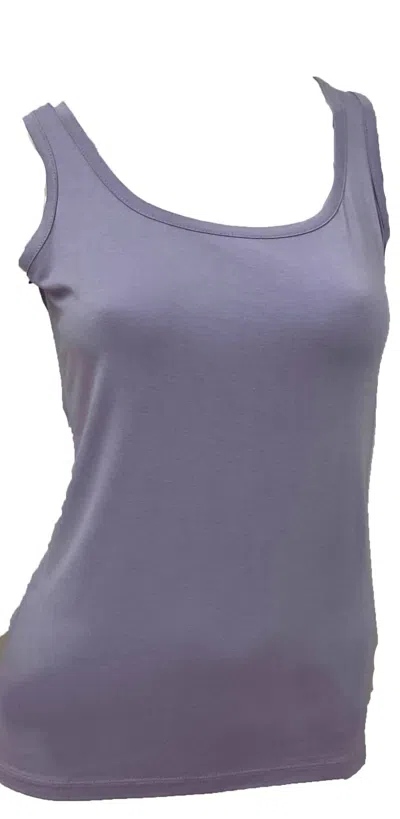 French Kyss Women's Scoop Neck Tank Top In Lilac In Purple