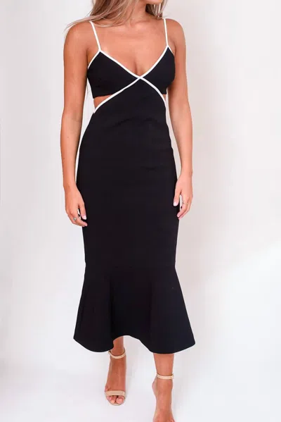Likely Adabell Dress In Black/white
