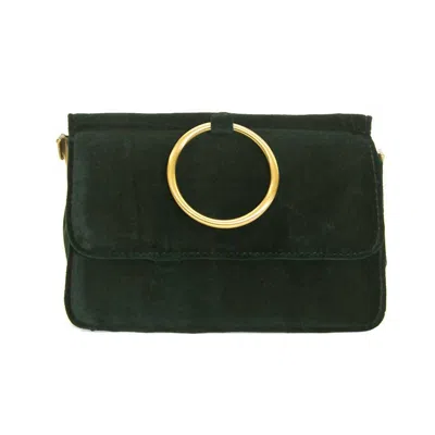 Joy Susan Aria Ring Bag In Emerald In Green