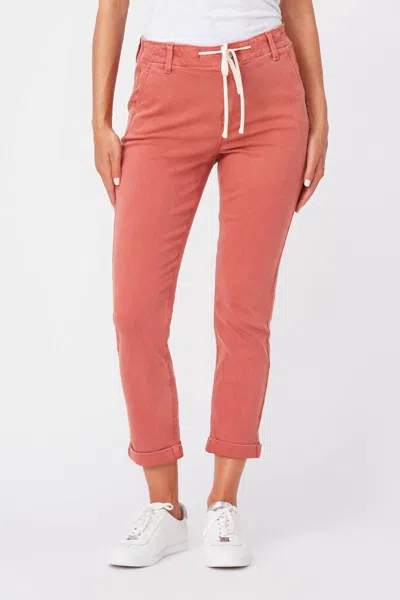 Paige Christy Pants In Vintage Muted Clay In Pink