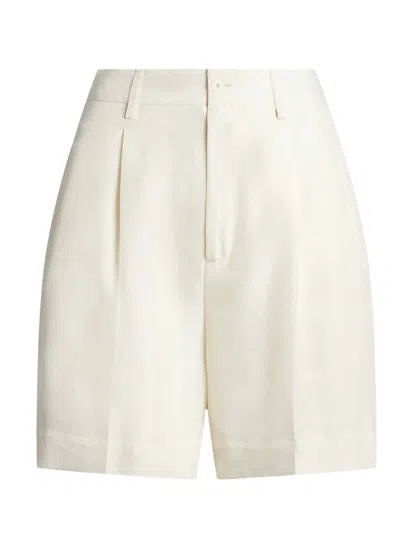 Ralph Lauren Tracy Short In Cream In White